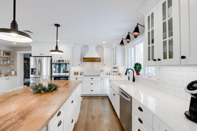 Clean bright kitchen