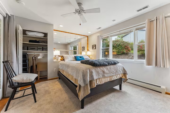 Clean bedroom